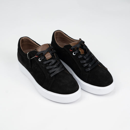 Glooglass™ – Sneakers en daim Noir