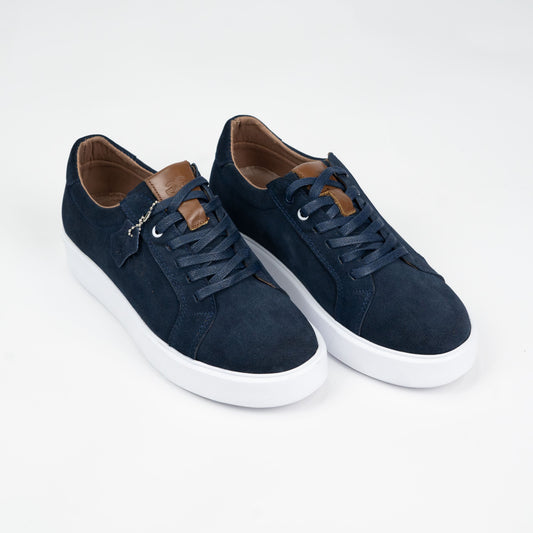 Glooglass™ – Sneakers en daim Bleu