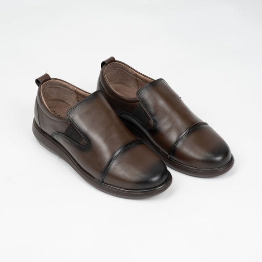 Glooglass™ – Chaussures en Cuir Marron