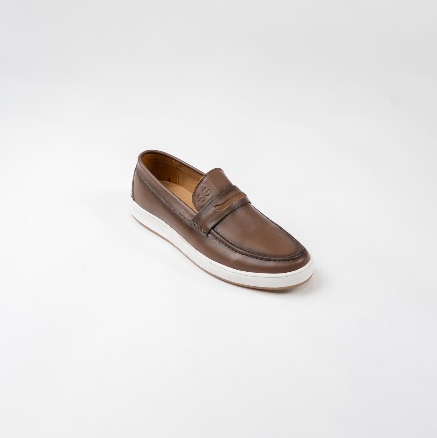 Glooglass™ – Mocassins en cuir Tabac