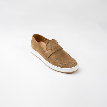 Glooglass™ – Mocassins en daim Tabac