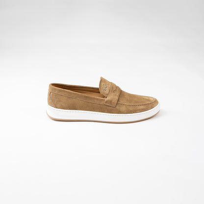 Glooglass™ – Mocassins en daim Tabac
