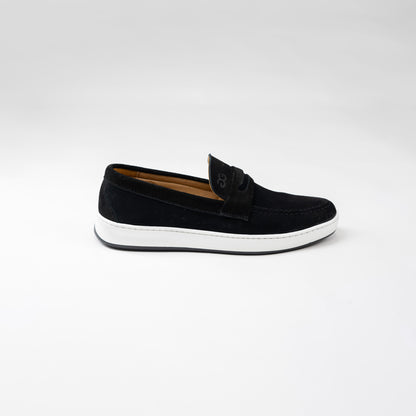 Glooglass™ – Mocassins en daim Noir