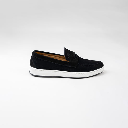 Glooglass™ – Mocassins en daim Noir