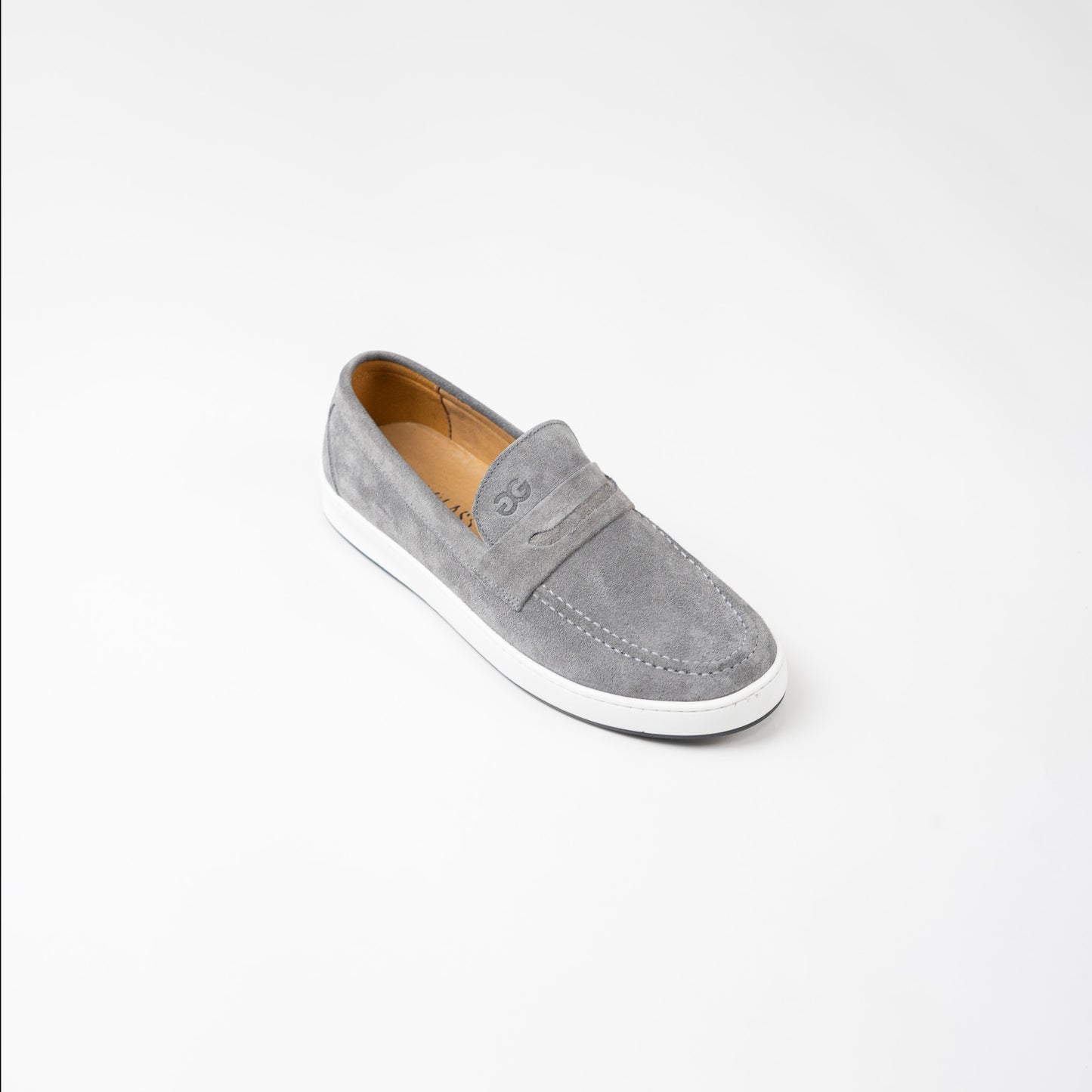 Glooglass™ – Mocassins en daim Gris