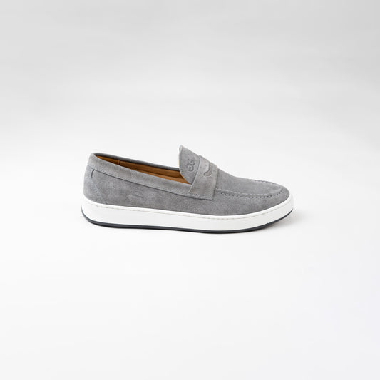 Glooglass™ – Mocassins en daim Gris