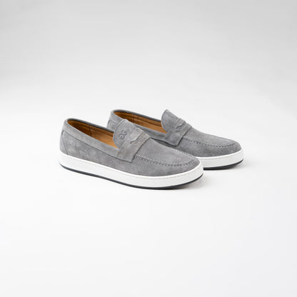Glooglass™ – Mocassins en daim Gris