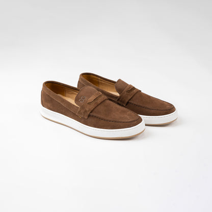 Glooglass™ – Mocassins en daim Marron