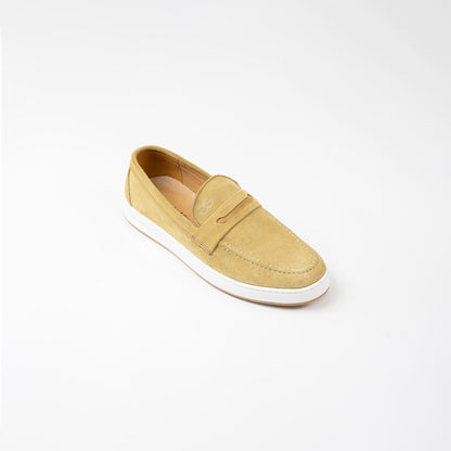 Glooglass™ – Mocassins en daim Jaune
