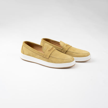 Glooglass™ – Mocassins en daim Jaune