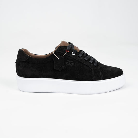 Glooglass™ – Sneakers en daim Noir