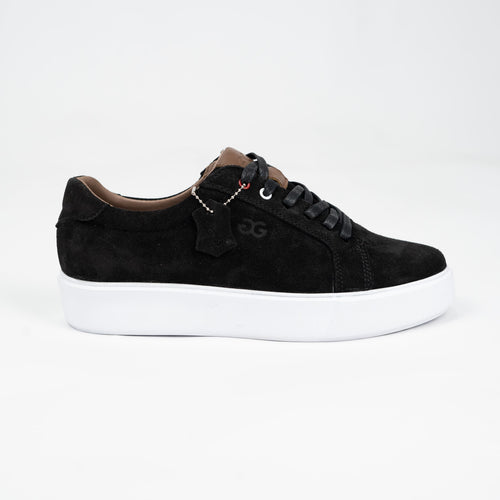 Glooglass™ – Sneakers en daim Noir