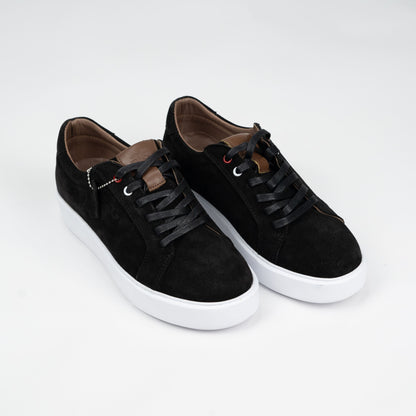 Glooglass™ – Sneakers en daim Noir