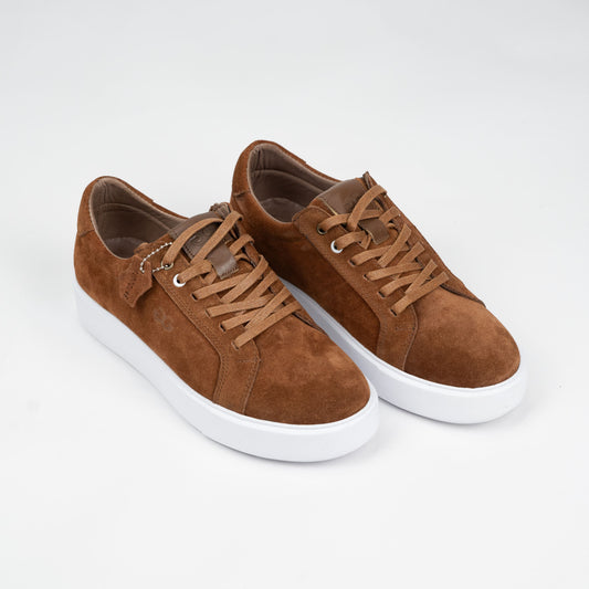 Glooglass™ – Sneakers en daim Marron
