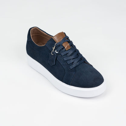 Glooglass™ – Sneakers en daim Bleu