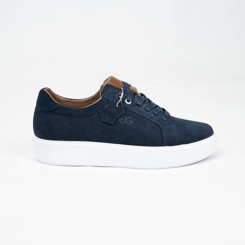 Glooglass™ – Sneakers en daim Bleu