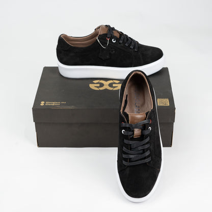 Glooglass™ – Sneakers en daim Noir