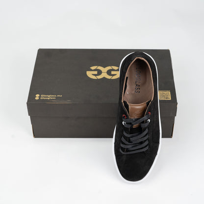 Glooglass™ – Sneakers en daim Noir