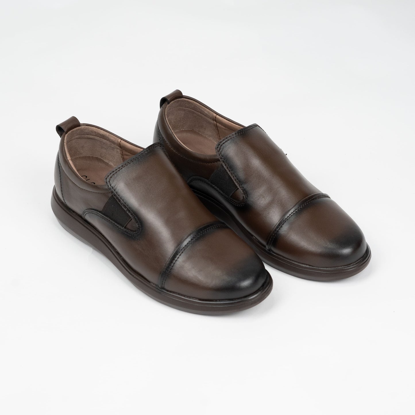 Glooglass™ – Chaussures en Cuir Marron