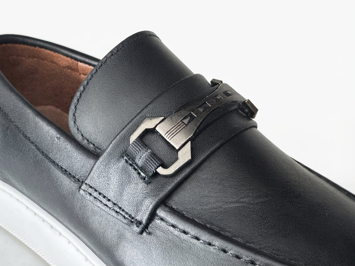 Glooglass™ – Chaussures en Cuir Noir