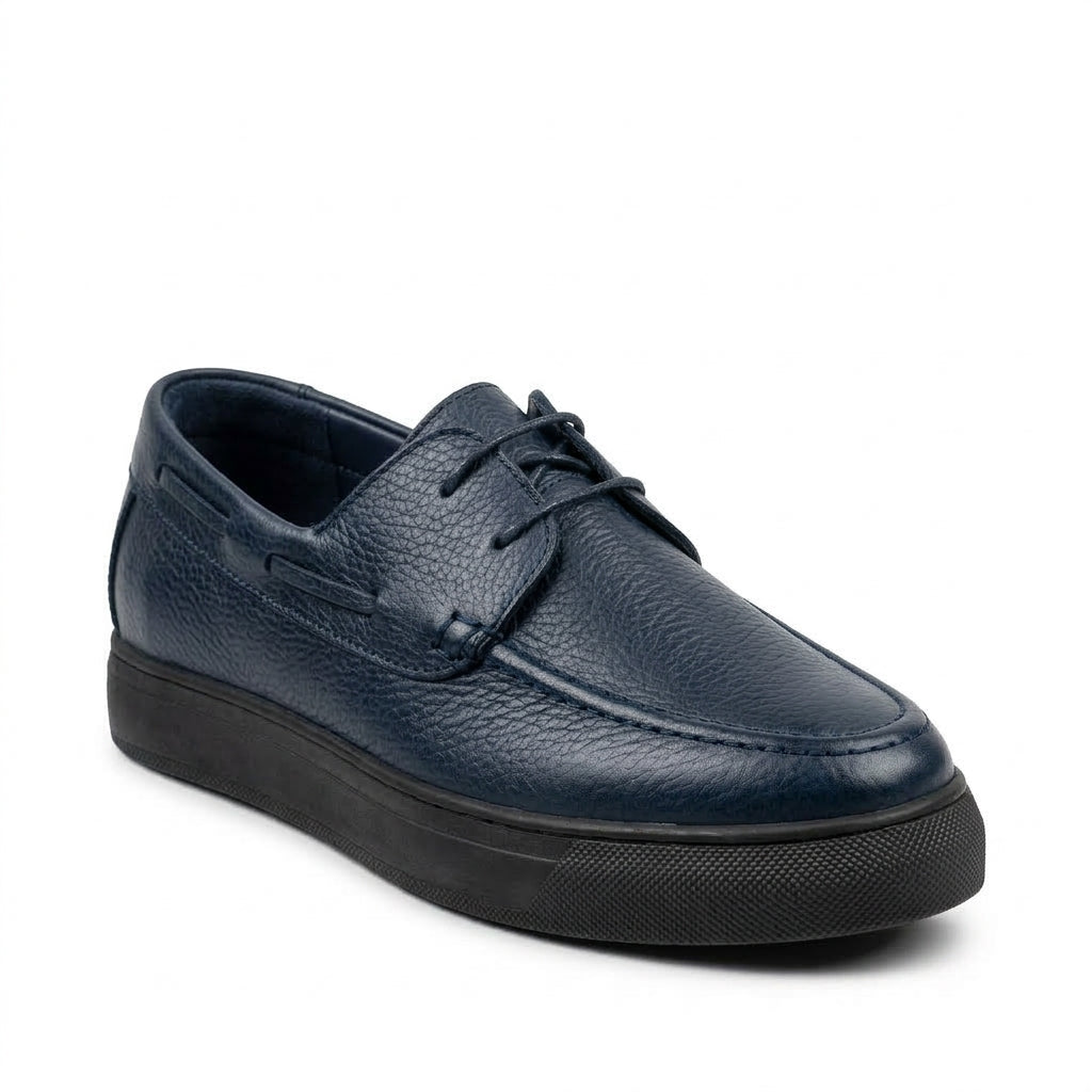 Glooglass™ – Mocassin à Lacets en Bleu Véritable