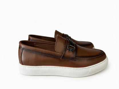 Glooglass™ – Chaussures en Cuir Marron
