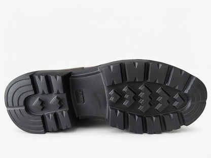 Glooglass™ – Bouttine en Cuir Noir